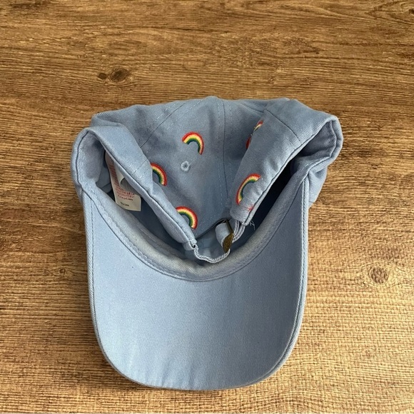 Mini Boden Rainbow Printed Baseball Cap Size Medium/Large - Picture 2 of 4